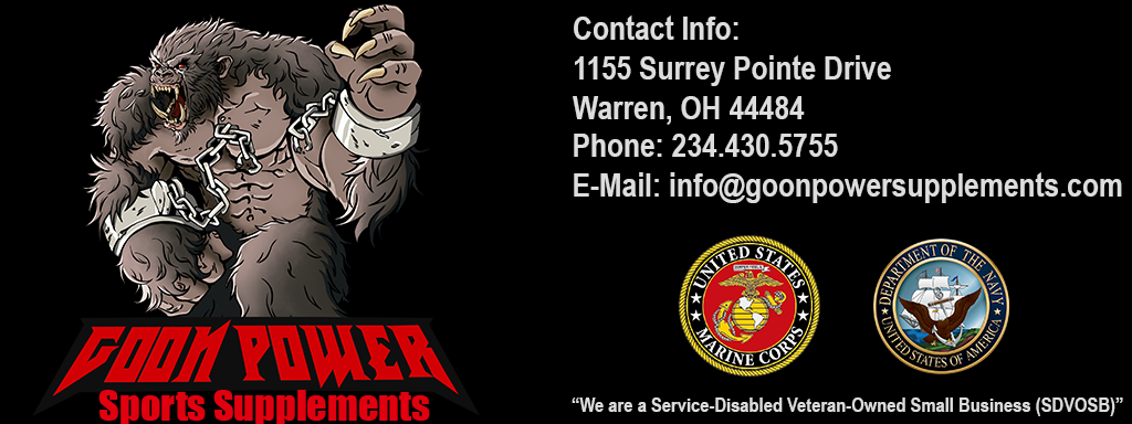 GOON Power Sports Supplements Banner